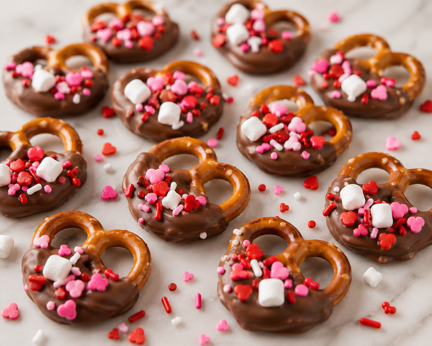 Chocolate Covered Mini Pretzel Knots