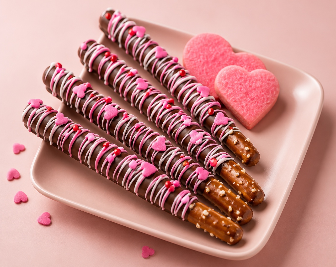 Chocolate Covered Pretzel Sticks
